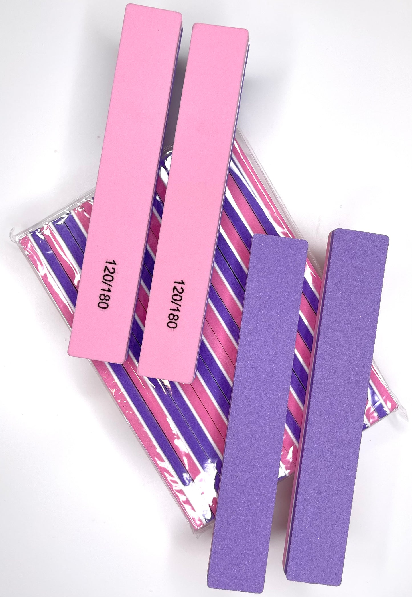 10PCS  Double Sided Pink and Purple Buffers 120/180