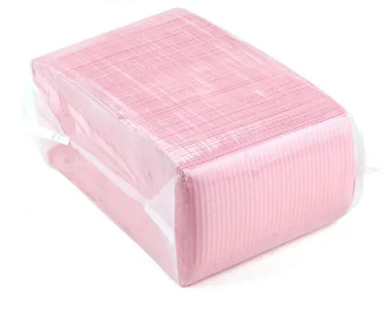 Pink Dental Bib Disposable 125Pcs